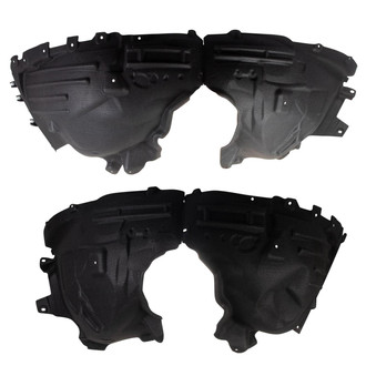 TRQ® - Front Driver and Passenger Side Fender Liner Set