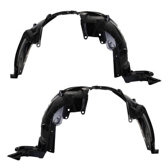 TRQ® - Front Driver and Passenger Side Fender Liner Set