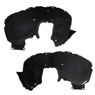 TRQ® - Front Driver and Passenger Side Fender Liner Set