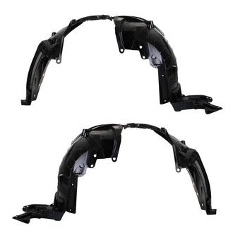 TRQ® - Front Driver and Passenger Side Fender Liner Set