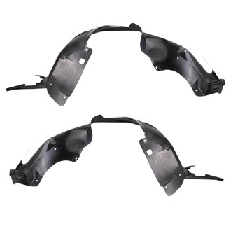 TRQ® - Front Driver and Passenger Side Fender Liner Set