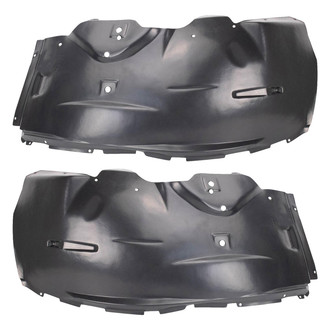 TRQ® - Front Driver and Passenger Side Fender Liner Set