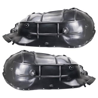 TRQ® - Front Driver and Passenger Side Fender Liner Set