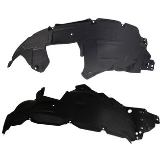 TRQ® - Front Driver and Passenger Side Fender Liner Set
