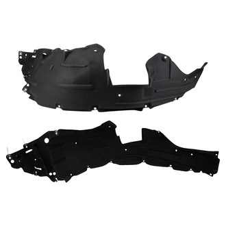 TRQ® - Front Driver and Passenger Side Fender Liner Set