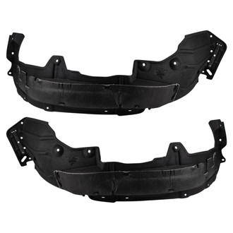 TRQ® - Front Driver and Passenger Side Fender Liner Set