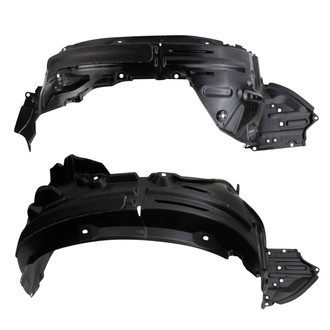 TRQ® - Front Driver and Passenger Side Fender Liner Set