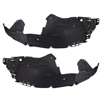 TRQ® - Front Driver and Passenger Side Fender Liner Set