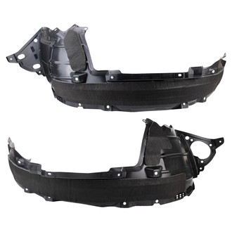 TRQ® - Front Driver and Passenger Side Fender Liner Set