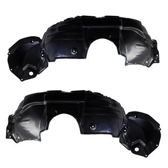 TRQ® - Front Driver and Passenger Side Fender Liner Set
