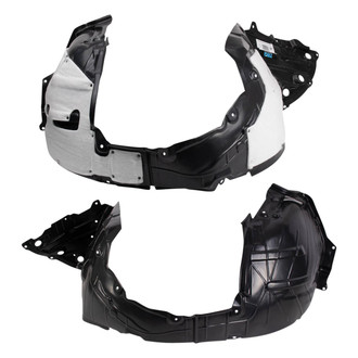 TRQ® - Front Driver and Passenger Side Fender Liner Set