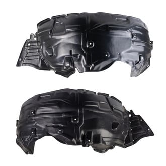 TRQ® - Front Driver and Passenger Side Fender Liner Set
