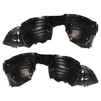 TRQ® - Front Driver and Passenger Side Fender Liner Set