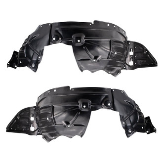 TRQ® - Front Driver and Passenger Side Fender Liner Set