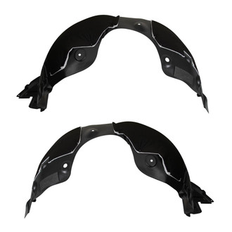 TRQ® - Front Inner Driver and Passenger Side Fender Liner Set