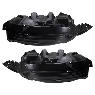 TRQ® - Front Driver and Passenger Side Fender Liner Set
