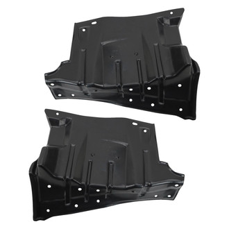 TRQ® - Rear Lower Driver and Passenger Side Engine Splash Shield