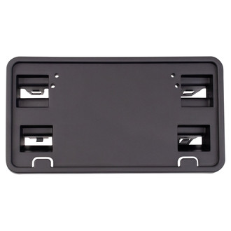 TRQ® - Black Front License Plate Bracket