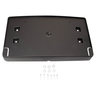 TRQ® - Black Front License Plate Bracket