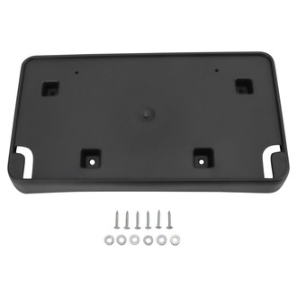TRQ® - Black Front License Plate Bracket