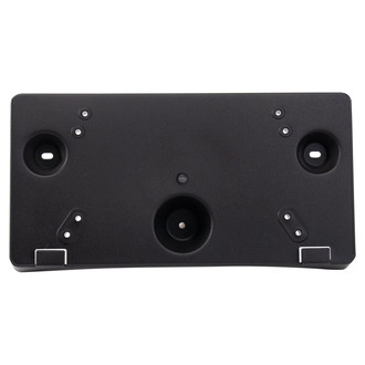 TRQ® - Black Front License Plate Bracket