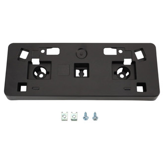 TRQ® - Black Front License Plate Bracket