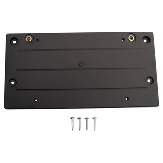 TRQ® - Black Front License Plate Bracket