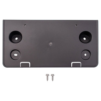 TRQ® - Black Front License Plate Bracket