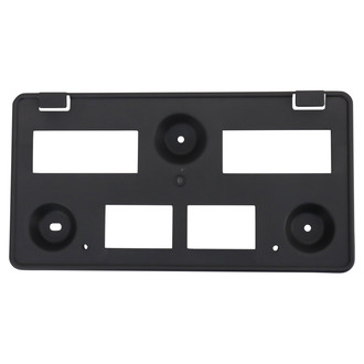 TRQ® - Black Front License Plate Bracket