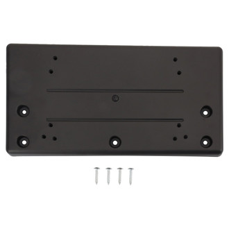 TRQ® - Black Front License Plate Bracket