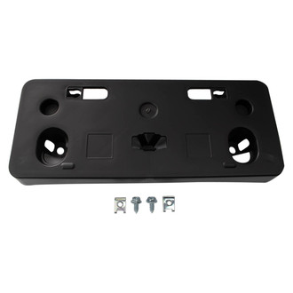 TRQ® - Black Front License Plate Bracket