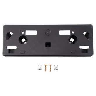 TRQ® - Black Front License Plate Bracket