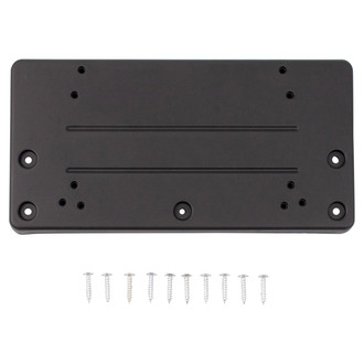 TRQ® - Black Front License Plate Bracket