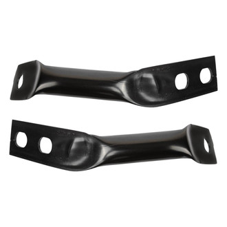 TRQ® - Front Driver and Passenger Side Bumper Face Bar Brace Set