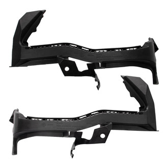 TRQ® - Front Driver and Passenger Side Bumper Cover Bracket Set