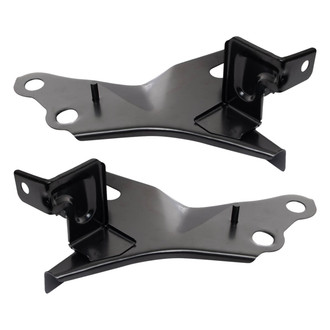 TRQ® - Front Driver and Passenger Side Bumper Bracket Set