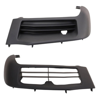 TRQ® - Front Driver and Passenger Side Bumper End Set
