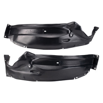 TRQ® - Front Rearward Driver and Passenger Side Fender Liner Set