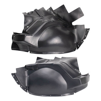 TRQ® - Front Driver and Passenger Side Fender Liner Front Section Set