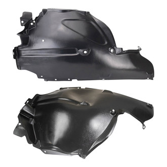 TRQ® - Front Driver and Passenger Side Fender Liner Rear Section Set