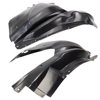 TRQ® - Front Rearward Driver and Passenger Side Fender Liner Set
