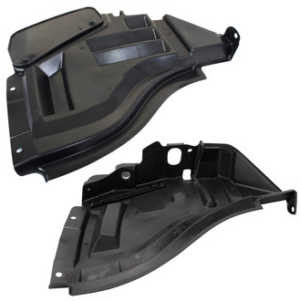 TRQ® - Front Driver and Passenger Side Fender Liner Front Section Set