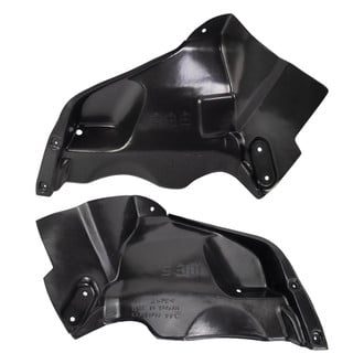 TRQ® - Front Forward Driver and Passenger Side Fender Liner Set