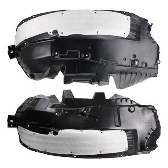 TRQ® - Front Rearward Driver and Passenger Side Fender Liner Set