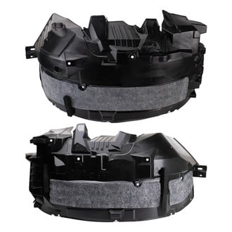 TRQ® - Front Rearward Driver and Passenger Side Fender Liner Set