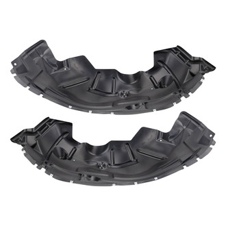 TRQ® - Front Driver and Passenger Side Fender Liner Rear Section Set