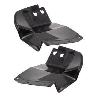 TRQ® - Front Driver and Passenger Side Fender Liner Front Section Set