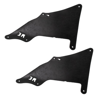 TRQ® - Front Driver and Passenger Side Fender Splash Shield Set