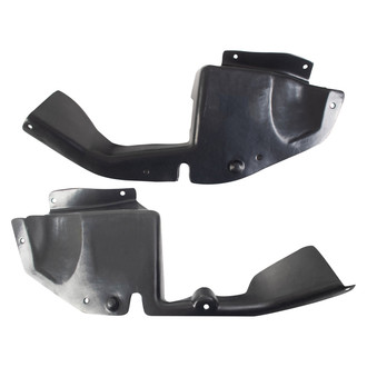 TRQ® - Front Driver and Passenger Side Fender Splash Shield Set