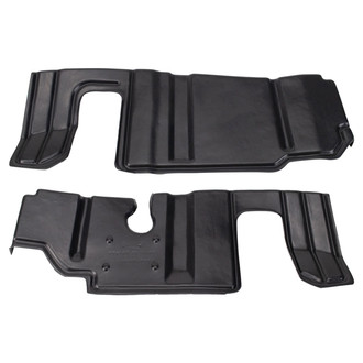 TRQ® - Front Driver and Passenger Side Fender Splash Shield Set
